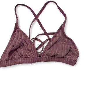 Women's Strappy bathing suit top- Purple